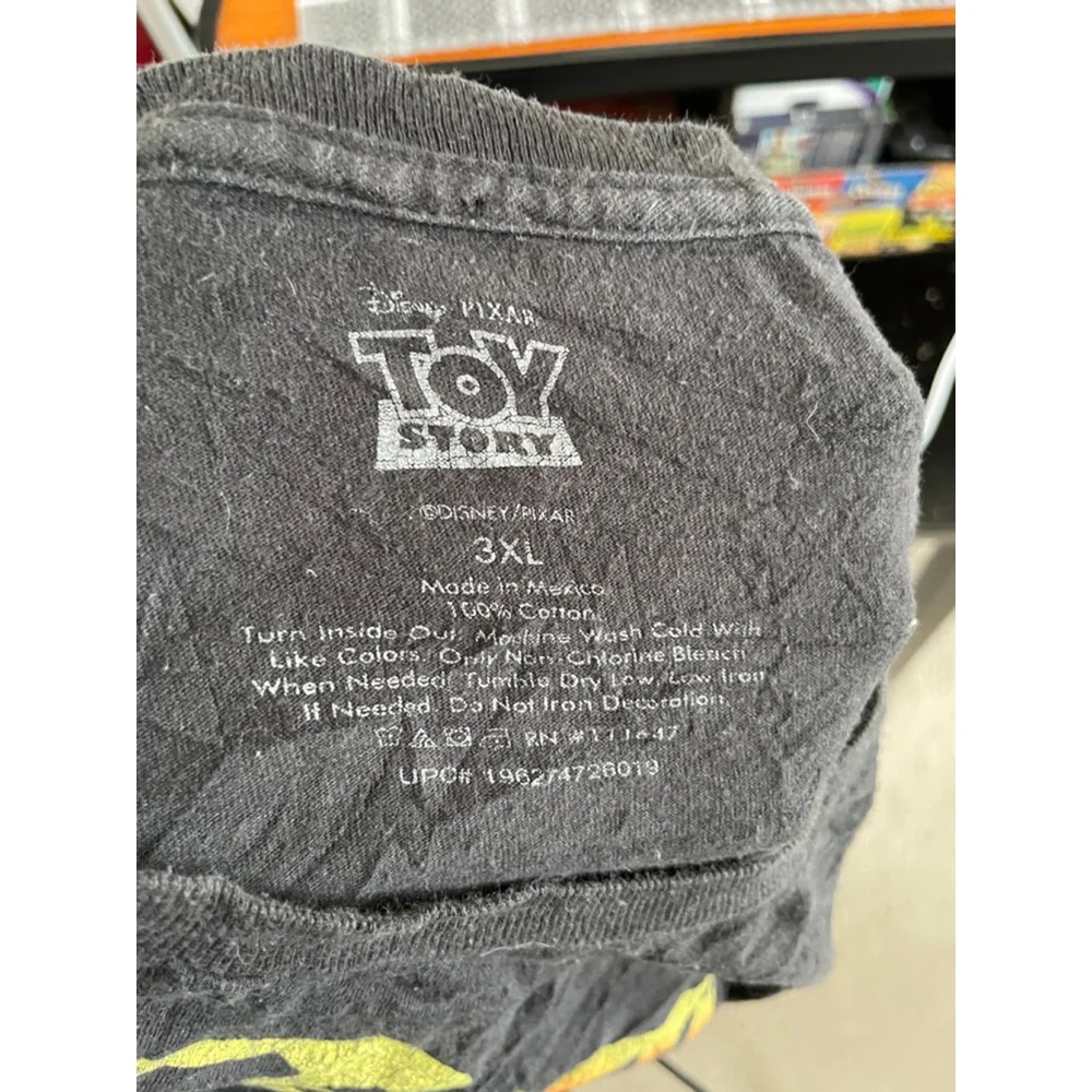 Men's Disney Pixar Toy Story Graphic Tee Black 3XL